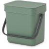 Brabantia Sort & Go Affaldsspand m. Lg 3 L, Fir Green