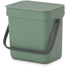 Brabantia Sort & Go Affaldsspand m. Låg 3 L, Fir Green