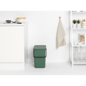Brabantia Sort & Go Affaldsspand m. Låg 25 L, Fir Green