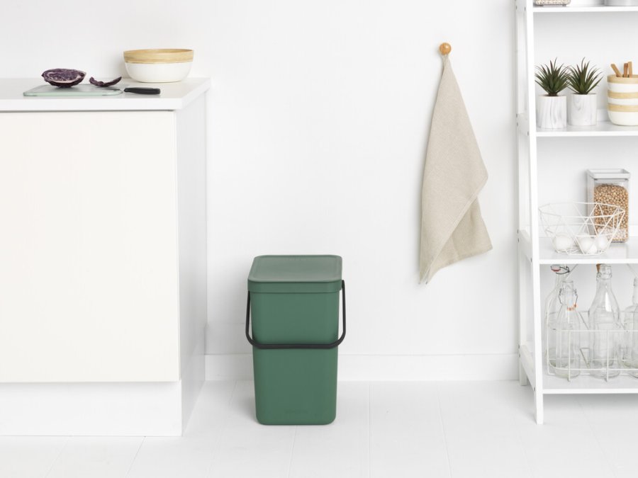 Brabantia Sort & Go Affaldsspand m. Lg 25 L, Fir Green