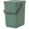 Brabantia Sort & Go Affaldsspand m. Lg 25 L, Fir Green