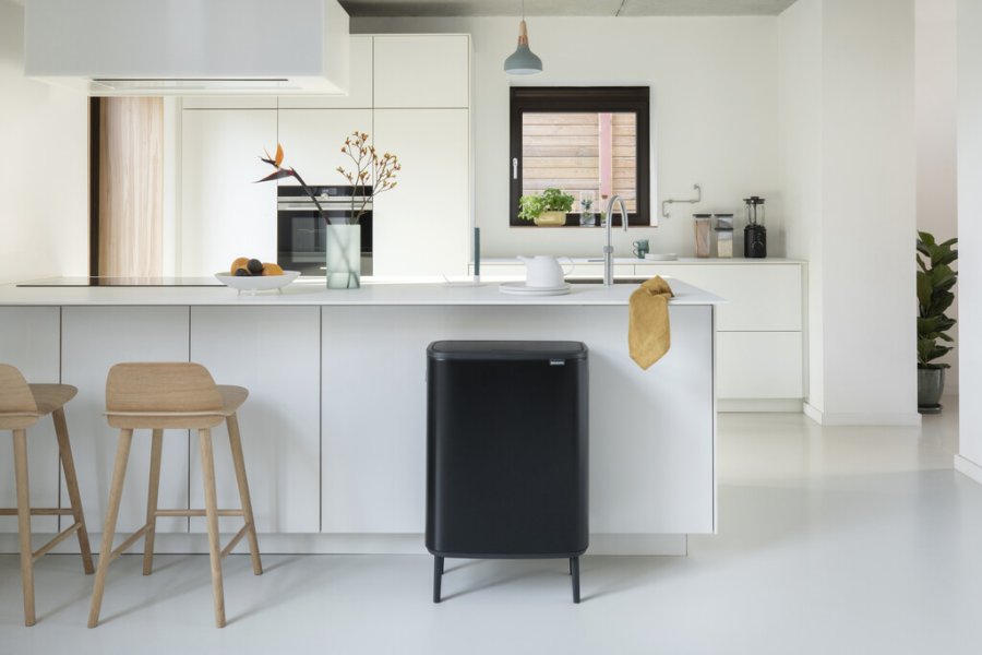 Brabantia Bo Touch Affaldsspand 60 L, Mat Sort