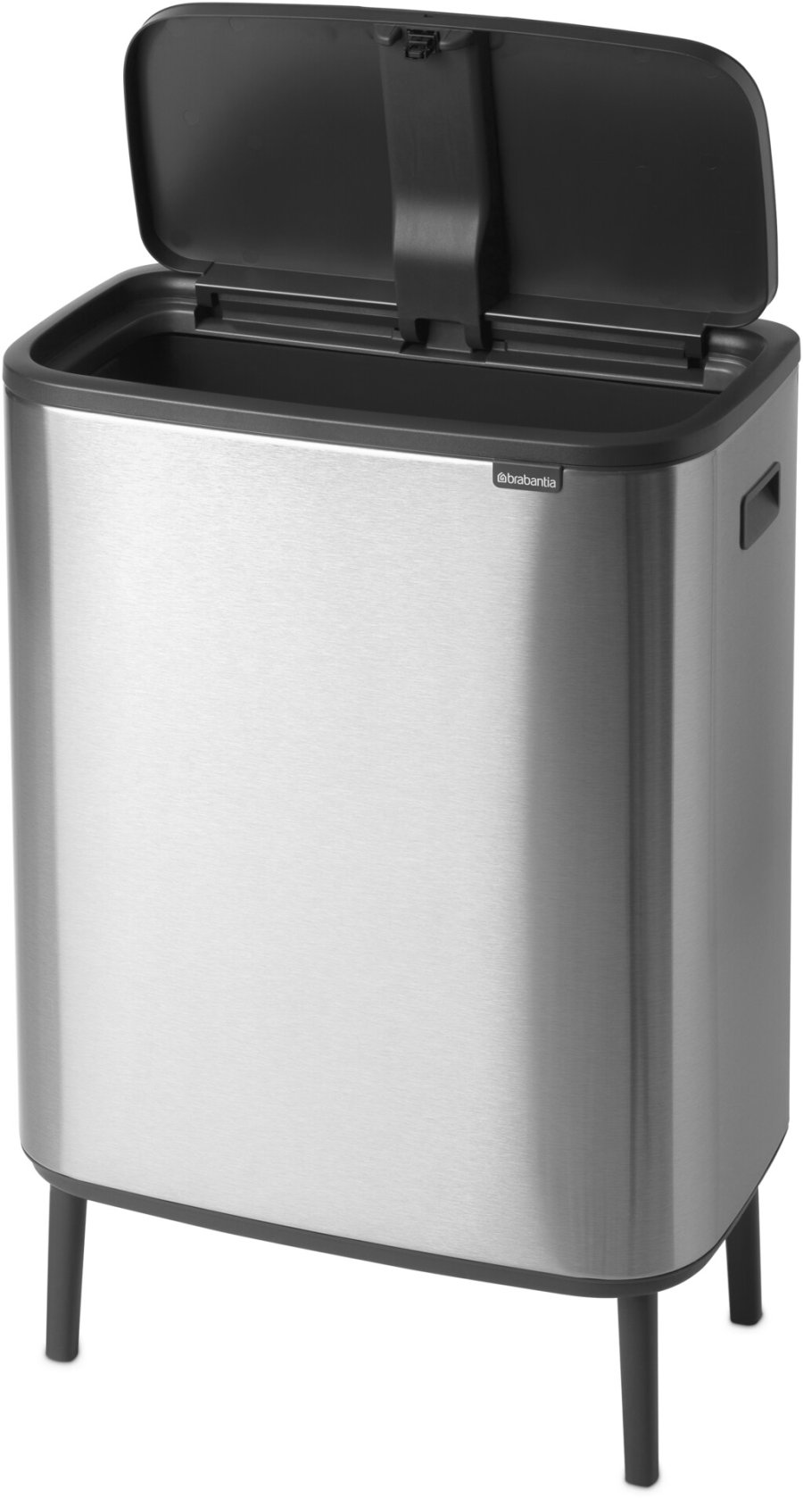 Brabantia Bo Touch Affaldsspand Fingerprint Proof 60 L, Mat Stl