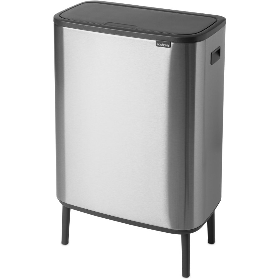 Brabantia Bo Touch Affaldsspand Fingerprint Proof 60 L, Mat Stl