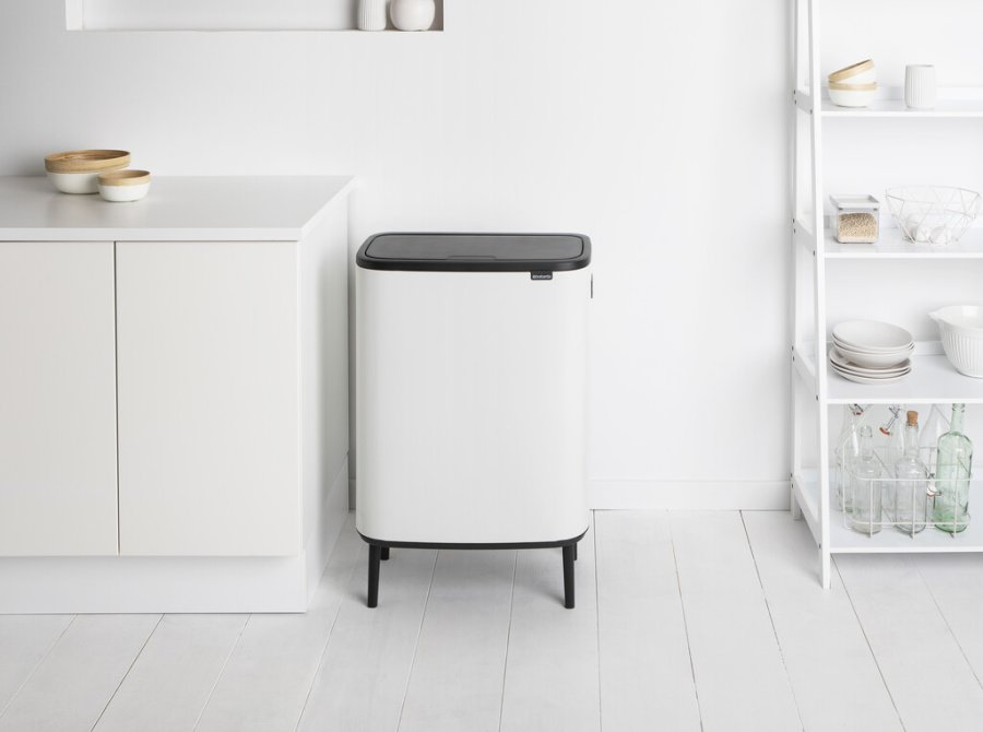 Brabantia Bo Touch Affaldsspand 2x30 L, Hvid