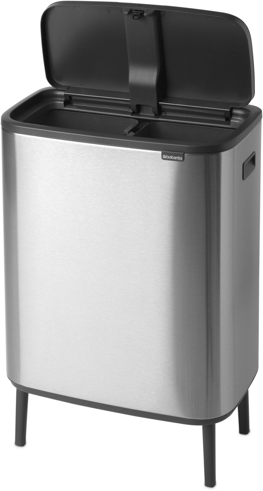 Brabantia Bo Touch Affaldsspand Fingerprint Proof 2x30 L, Mat Stl