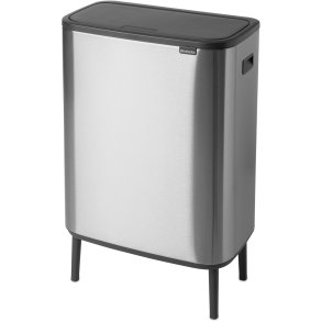 Brabantia Bo Touch Affaldsspand Fingerprint Proof 2x30 L, Mat Stål