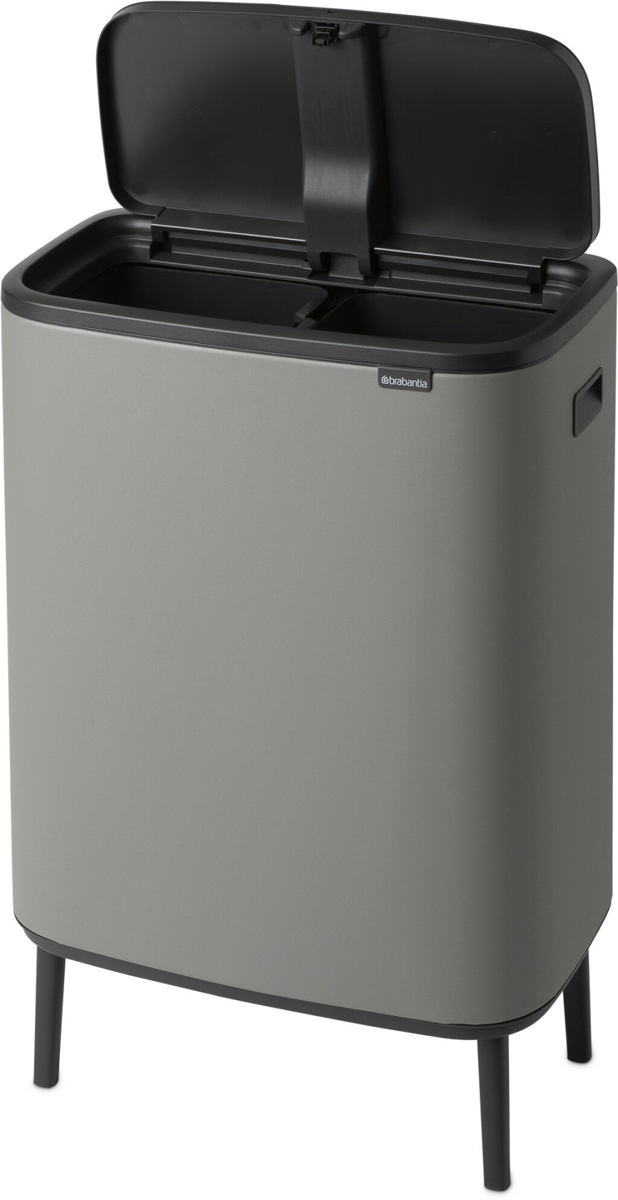 Brabantia Bo Touch Affaldsspand 2x30 L, Mineral Concrete Grey