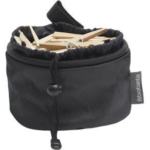 Brabantia Compact Tjklemmepose, Sort