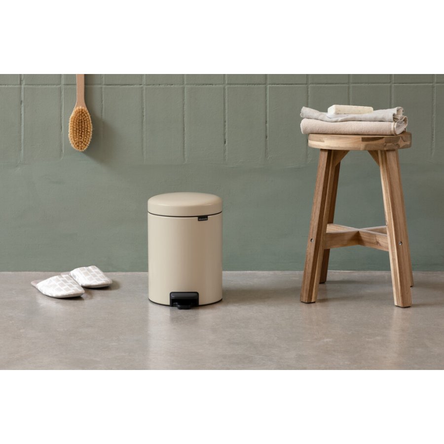 Brabantia NewIcon Pedalspand 3 L, Soft Beige