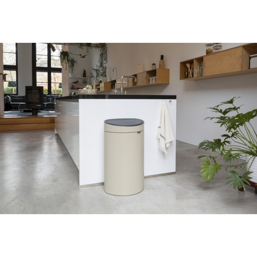 Brabantia Touch Affaldsspand 40 L, Soft Beige