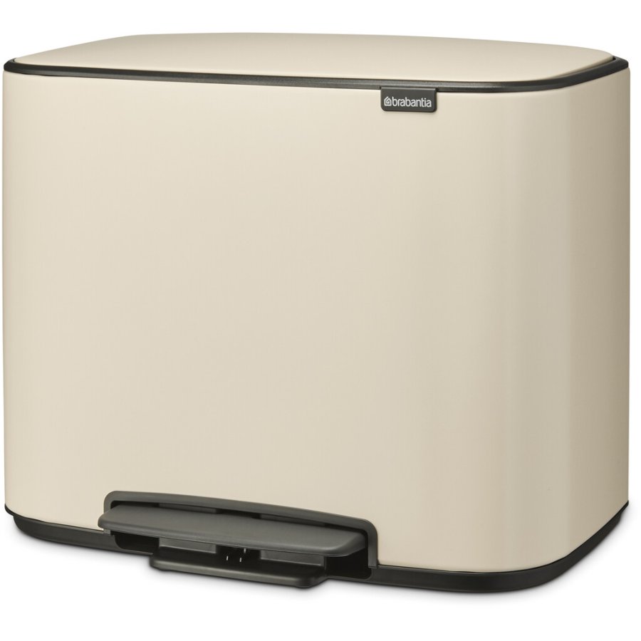 Brabantia Bo Pedalspand 3x11 L, Soft Beige