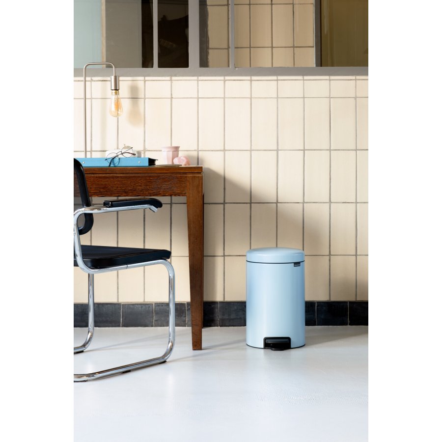 Brabantia NewIcon Pedalspand m. Inderspand 12 L, Dreamy Blue