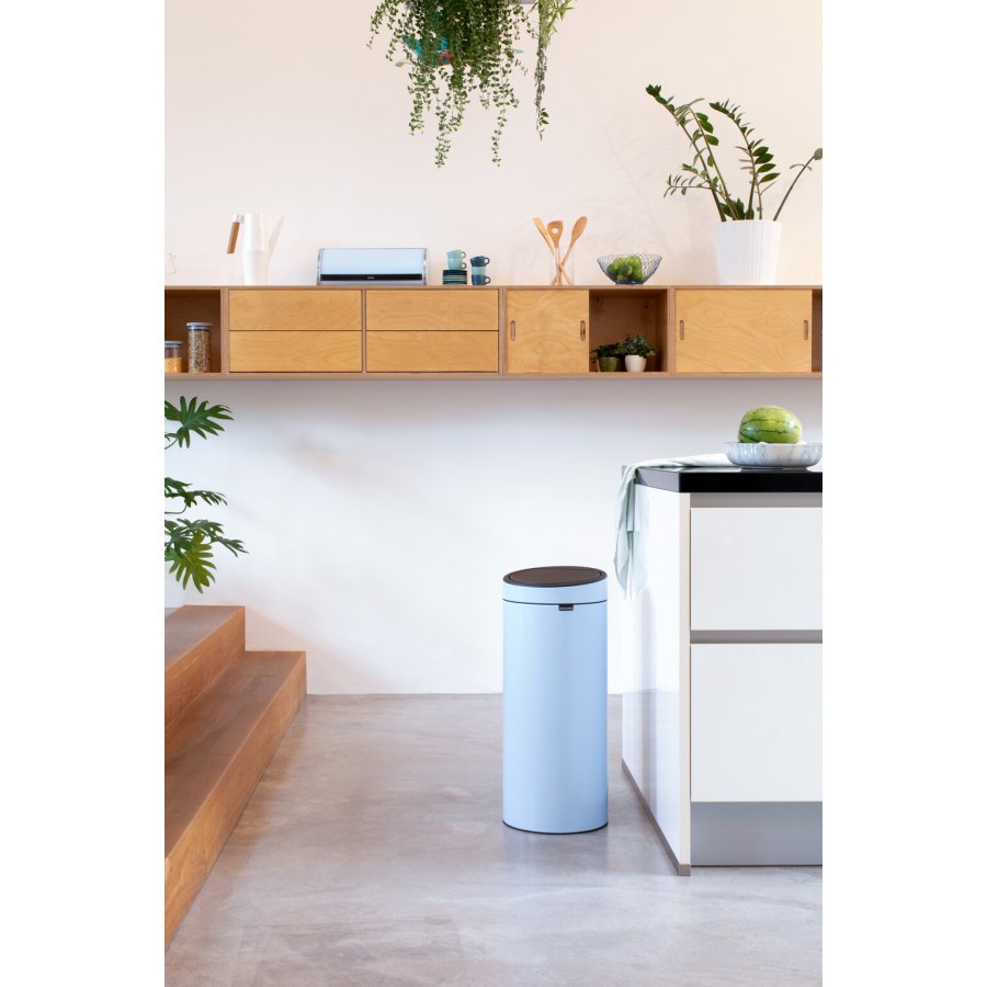 Brabantia Touch Affaldsspand 30 L, Dreamy Blue