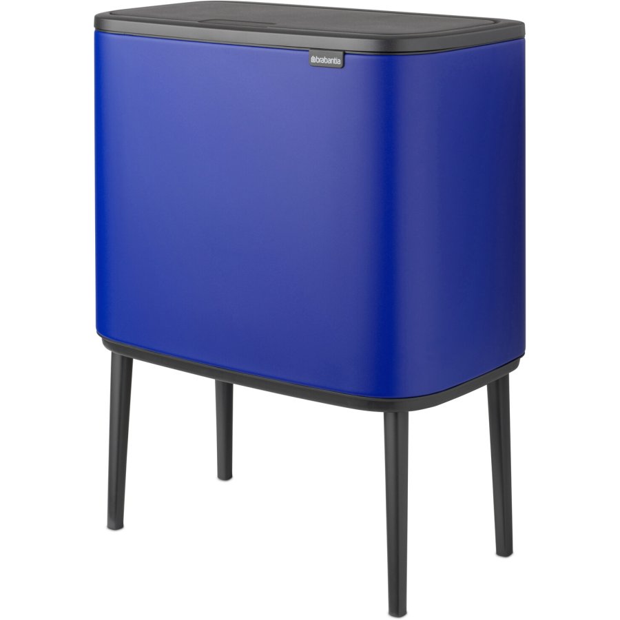 Brabantia Bo Touch Affaldsspand 11+23 L, Mineral Powerful Blue