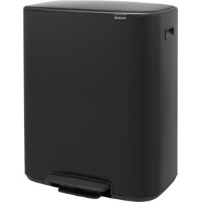Brabantia Bo Pedalspand m. Inderspand 60 L, Mat Sort