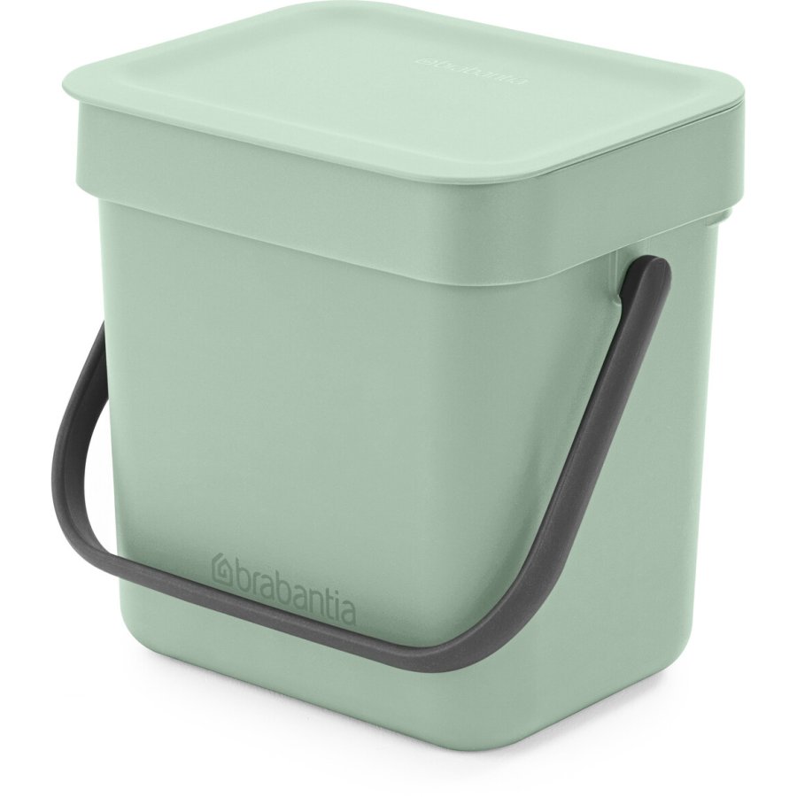 Brabantia Sort & Go Affaldsspand m. Lg 3 L, Jade Green