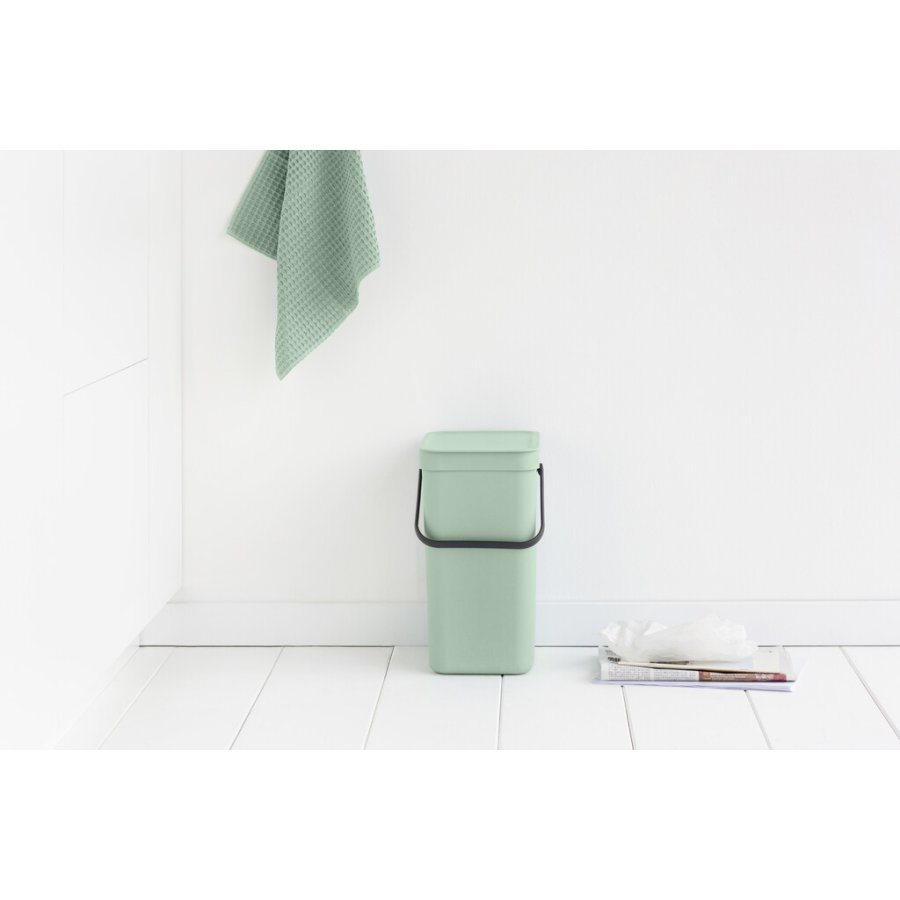 Brabantia Sort & Go Affaldsspand m. Lg 12 L, Jade Green