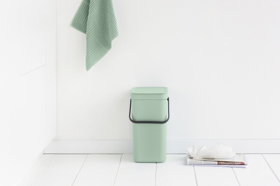 Brabantia Sort & Go Affaldsspand m. Lg 12 L, Jade Green