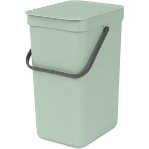 Brabantia Sort & Go Affaldsspand m. Låg 12 L, Jade Green