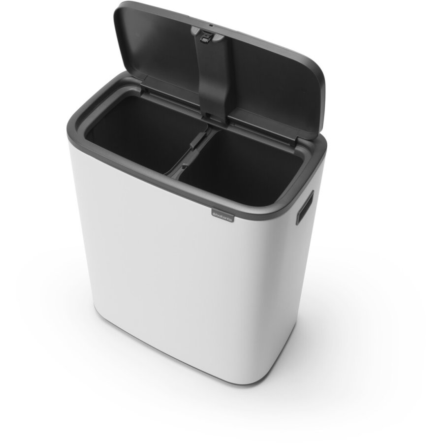 Brabantia Bo Touch Affaldsspand 2x30 L, Hvid