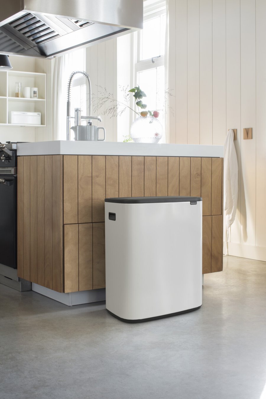 Brabantia Bo Touch Affaldsspand 2x30 L, Hvid