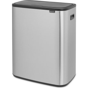 Brabantia Bo Touch Affaldsspand Fingerprint Proof 2x30 L, Mat Stål