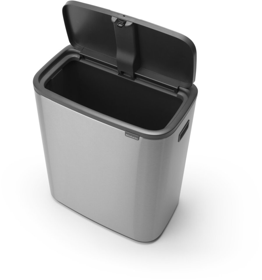 Brabantia Bo Touch Afvalemmer 60 L, Mat Staal