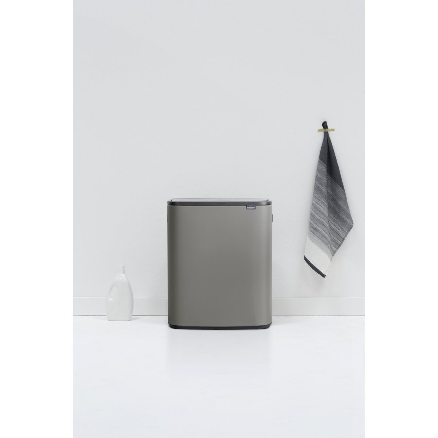 Brabantia Bo Touch Affaldsspand 60 L, Mineral Concrete Grey