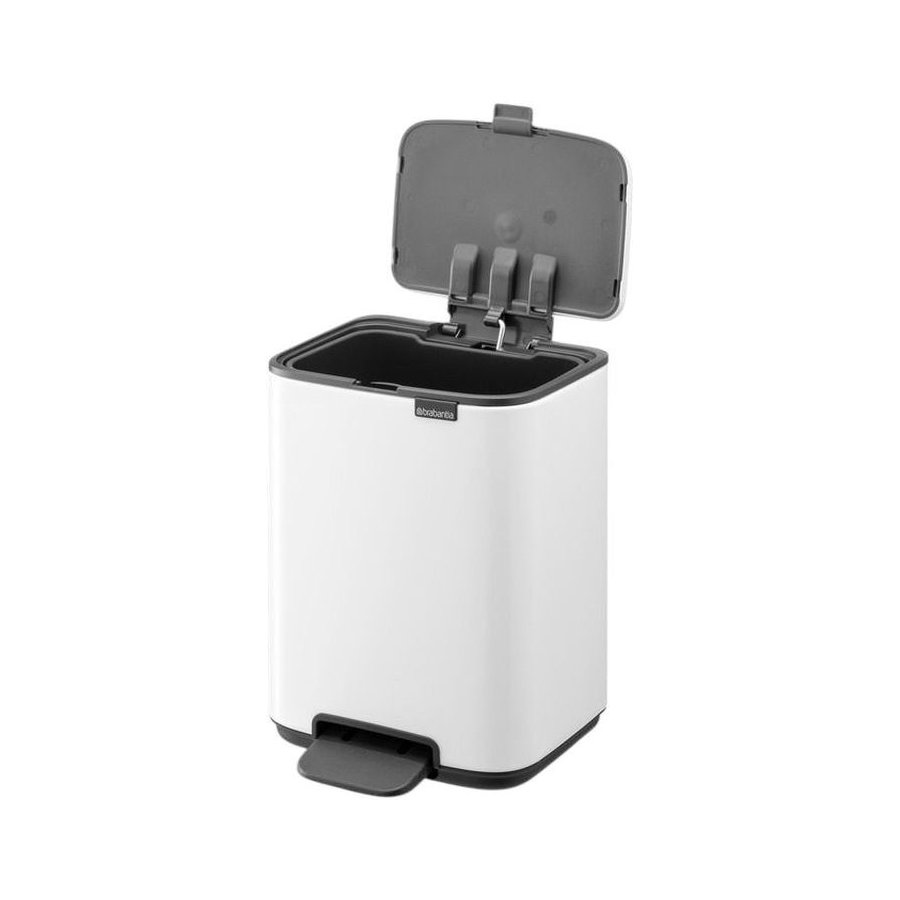 Brabantia Bo Pedalspand 4 L, Hvid