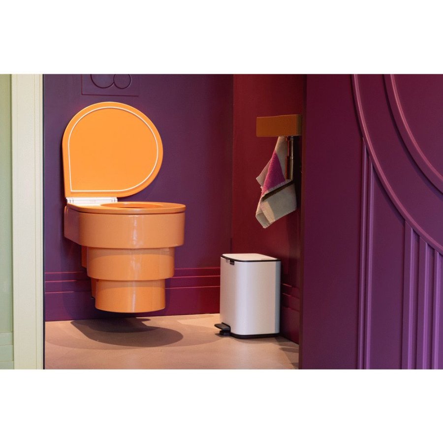 Brabantia Bo Pedalspand 7 L, Hvid