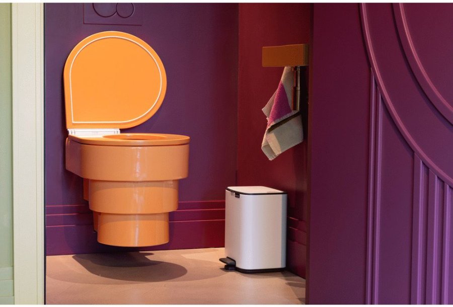 Brabantia Bo Pedalspand 7 L, Hvid