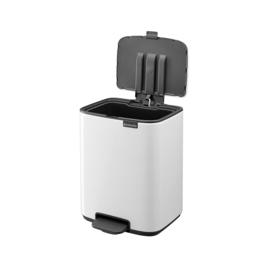 Brabantia Bo Pedalspand 7 L, Hvid