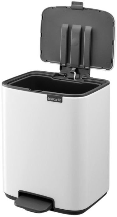 Brabantia Bo Pedalspand 7 L, Hvid