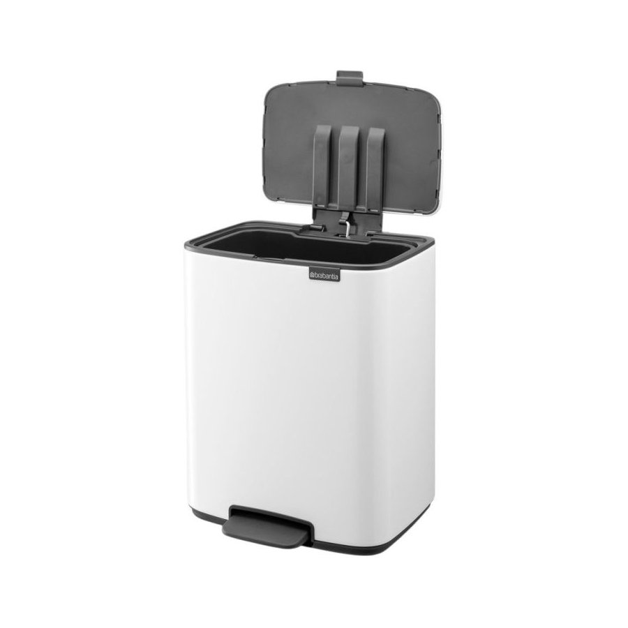 Brabantia Bo Pedalspand 12 L, Hvid
