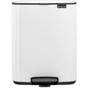 Brabantia Bo Pedalspand 12 L, Hvid