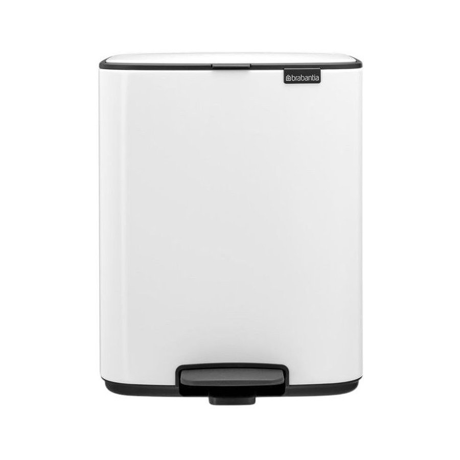Brabantia Bo Pedalspand 12 L, Hvid