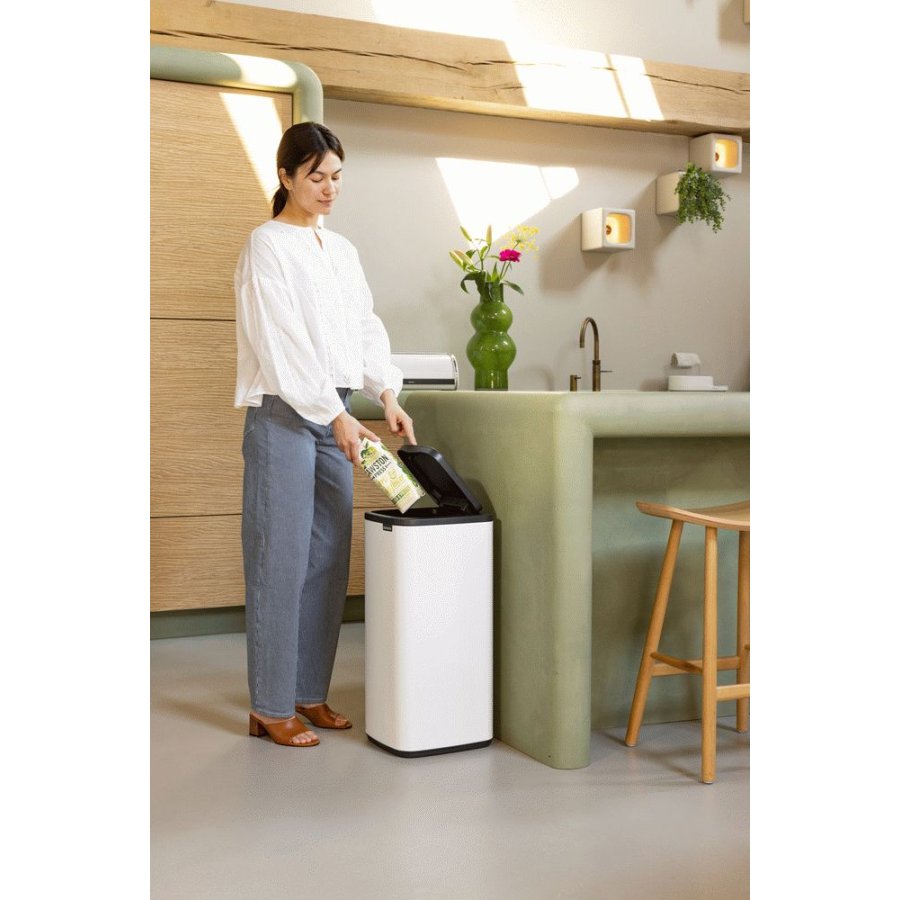 Brabantia Bo Touch Affaldsspand 30 L, Hvid