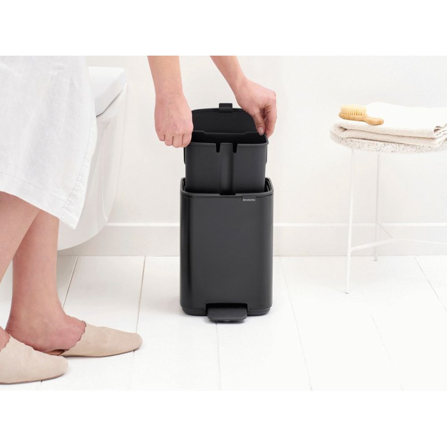 Brabantia Bo Pedalspand 4 L, Mat Sort