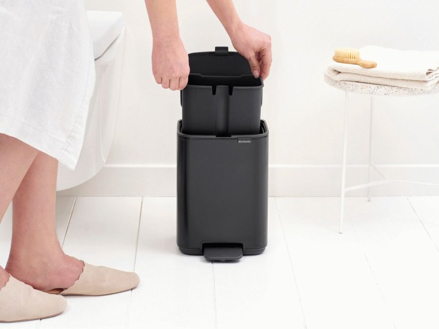 Brabantia Bo Pedalspand 4 L, Mat Sort