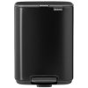 Brabantia Bo Pedalspand 4 L, Mat Sort