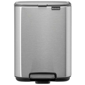 Brabantia Bo Pedalspand Fingerprint Proof 4 L, Mat Stl