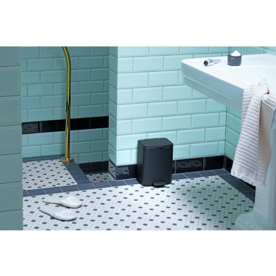 Brabantia Bo Pedalspand 4 L, Mineral Infinite Grey