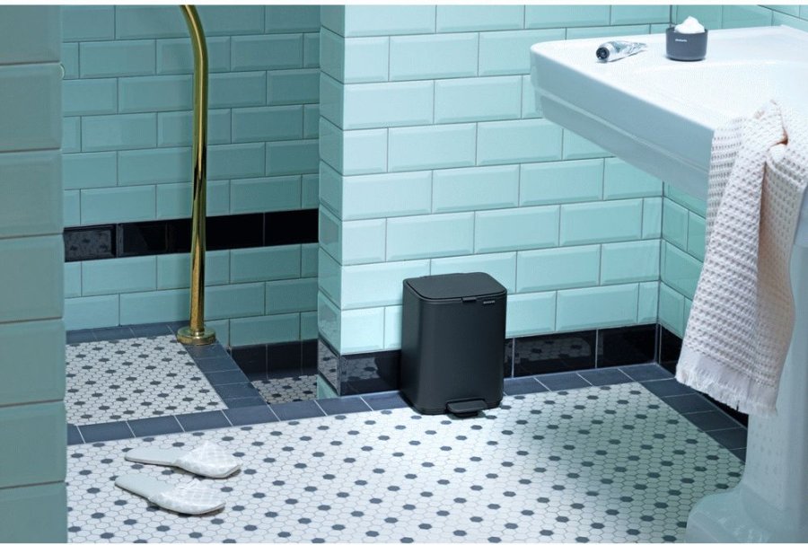 Brabantia Bo Pedalspand 4 L, Mineral Infinite Grey