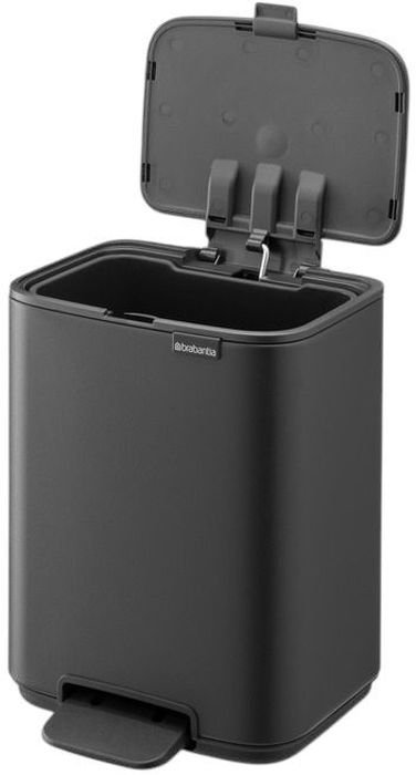 Brabantia Bo Pedalspand 4 L, Mineral Infinite Grey
