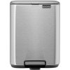 Brabantia Bo Pedalspand Fingerprint Proof 7 L, Mat Stl