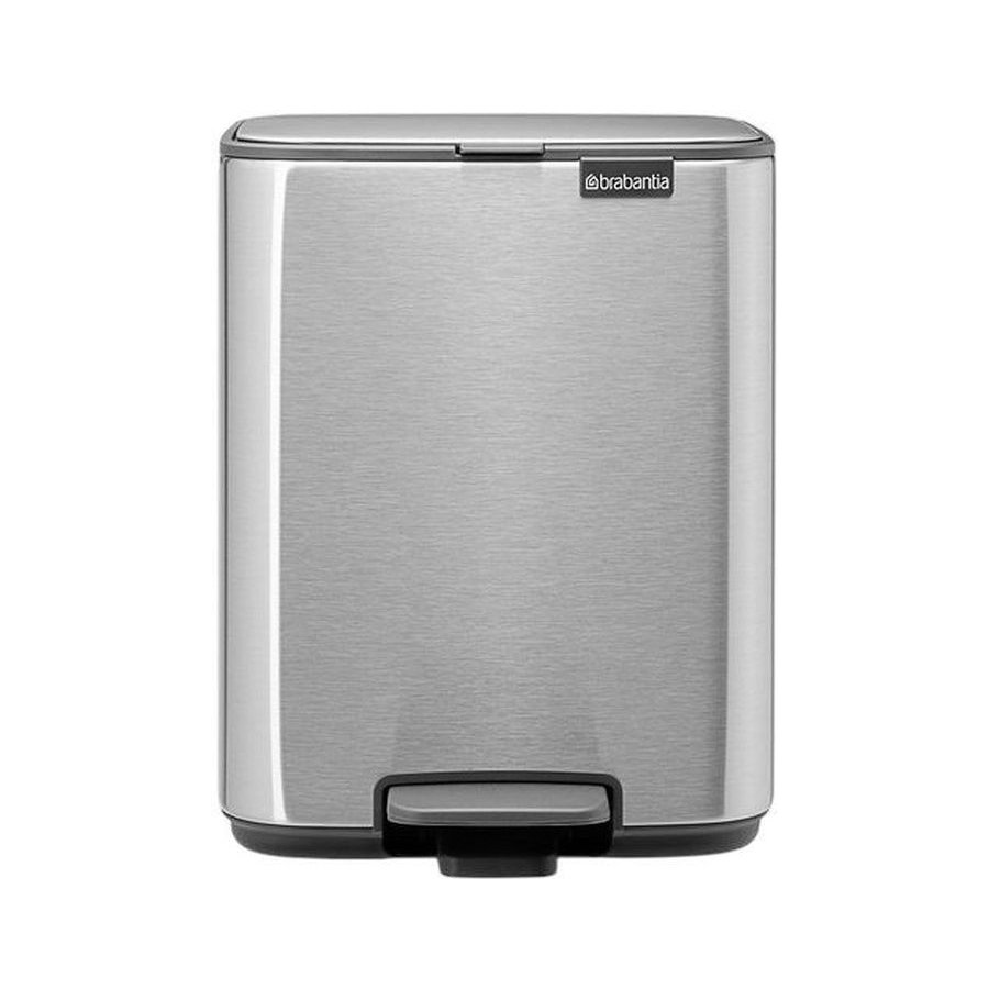 Brabantia Bo Pedalspand Fingerprint Proof 7 L, Mat Stl