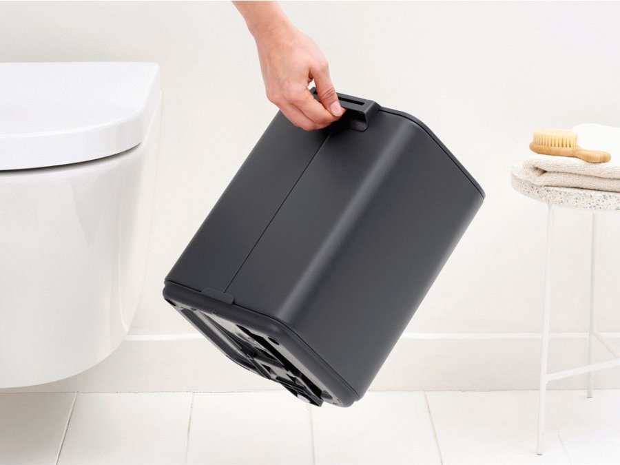 Brabantia Bo Pedalspand 7 L, Mineral Infinite Grey