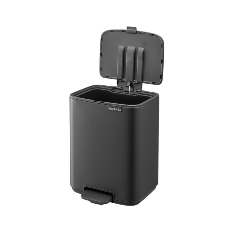 Brabantia Bo Pedalspand 7 L, Mineral Infinite Grey