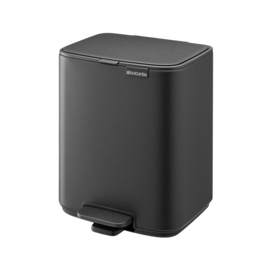 Brabantia Bo Pedalspand 7 L, Mineral Infinite Grey